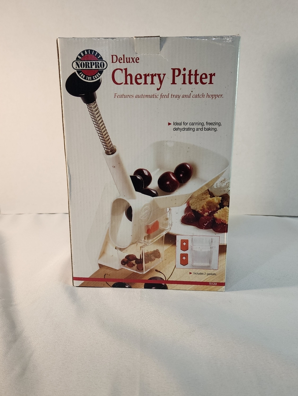Norpro #5120 Deluxe Cherry Pitter with Clamp Canning Baking Freezing Dehydrating - Picture 3 of 7
